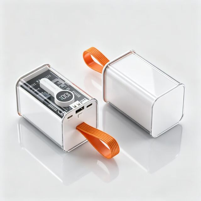 Futuristic Transparent Power Bank · 20000 mAh