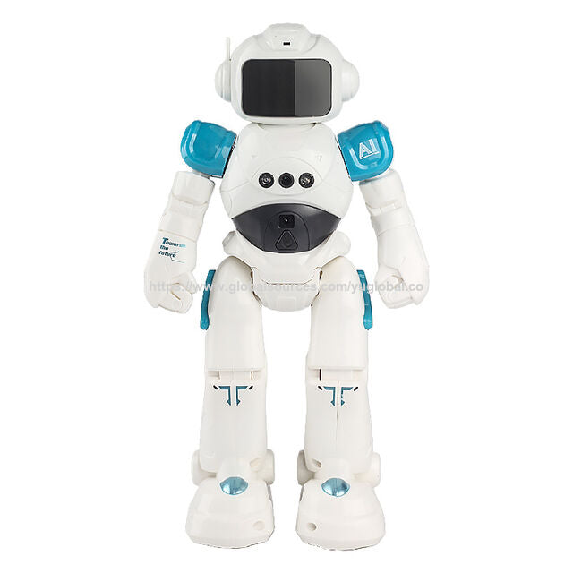 Interactive Robot with Voice Recognition and Emotion Display for Kids