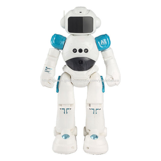 Interactive Robot with Voice Recognition and Emotion Display for Kids