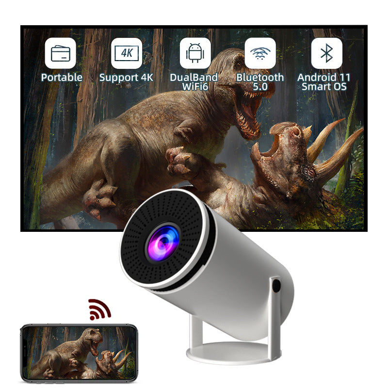 Barrel Machine Hy300 Smart Anzhuohd Projection Screen Home Recommend Projector — view 5