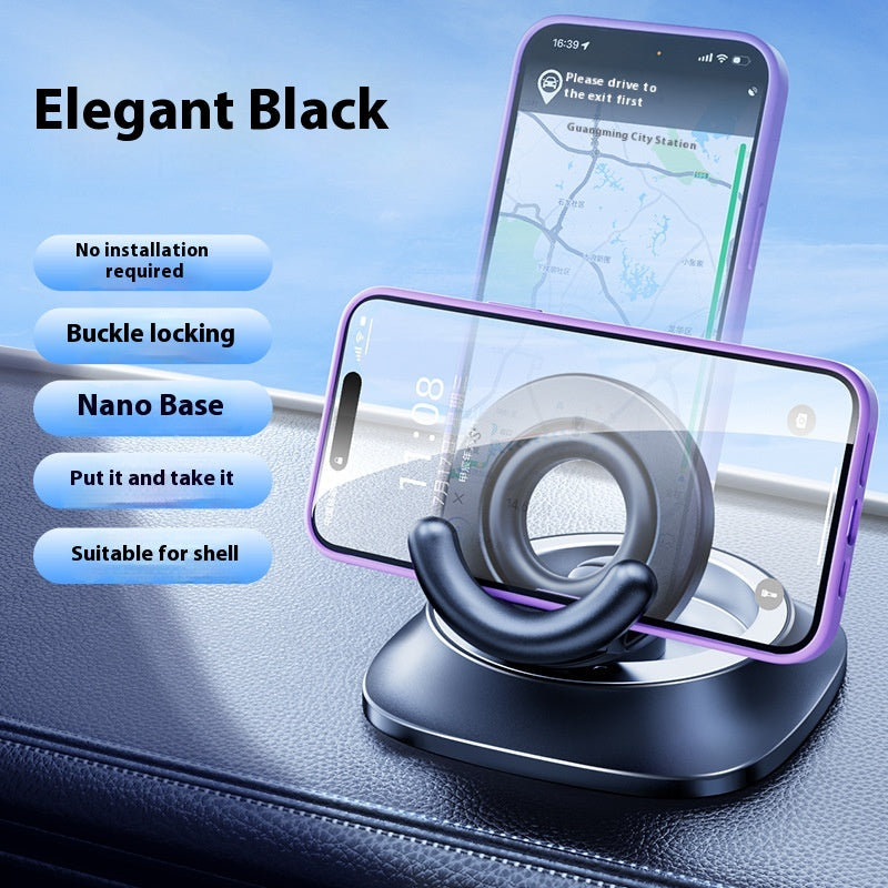 Magnetic Phone Holder with Vacuum Suction Foldable Adjustable Car Mount Bracket — view 4