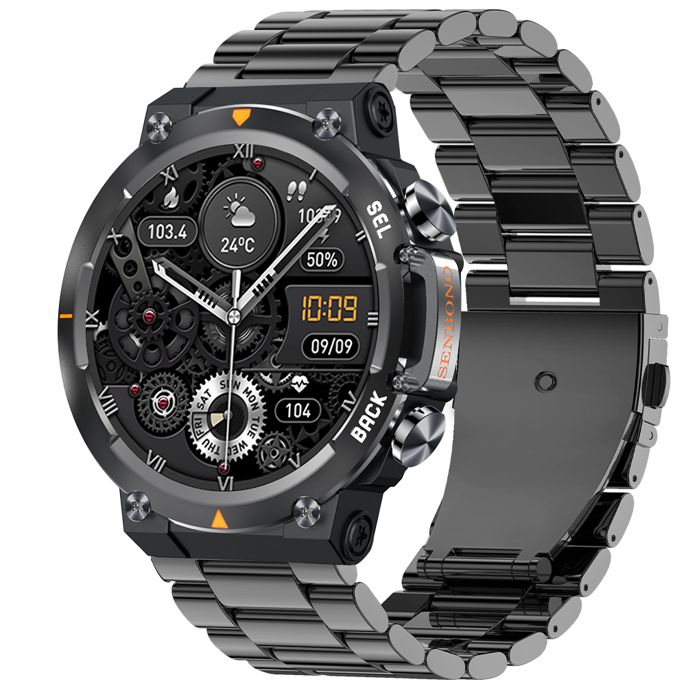 MAX18 Men Smartwatch AMOLED1.43inch Big Screen BT Calls Gesture Control AI — view 5