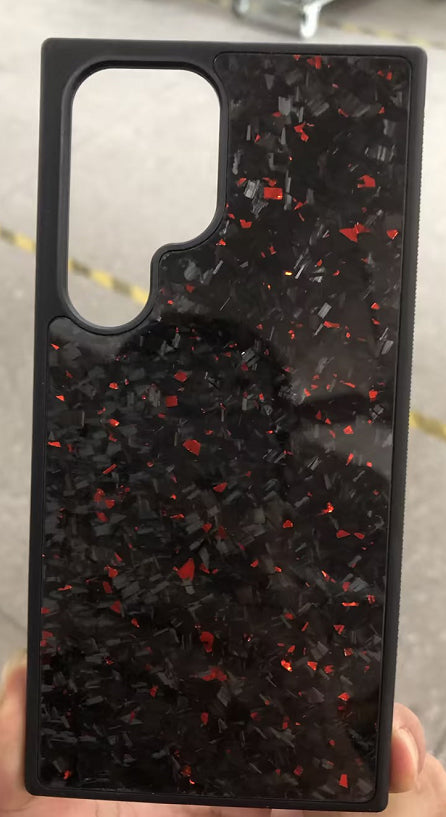 Carbon Fiber Silicone Patch Phone Case — view 8