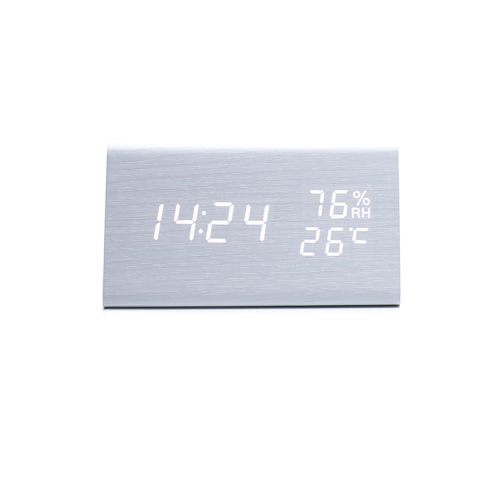 Electronic Alarm Clock Multifunctional Digital Display Temperature and Humidity — view 7
