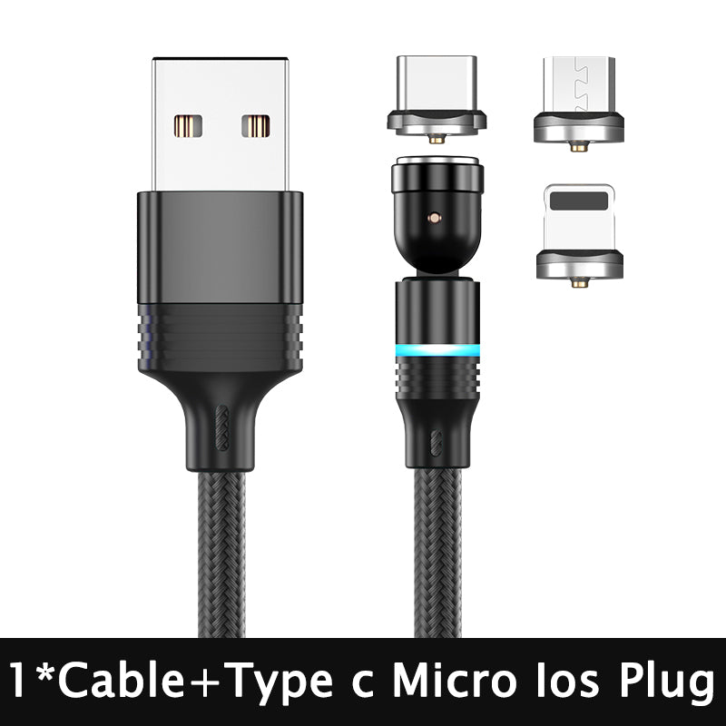 540 Degree Rotating Magnetic Suction Charging Line for Android Type — view 7