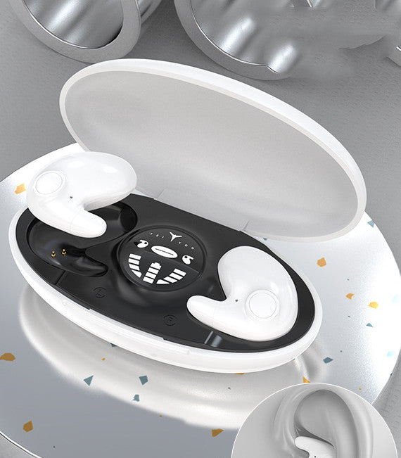 Mini Invisible Sleep Wireless Bluetooth Headset Stereo Sport Game Earphone — view 5