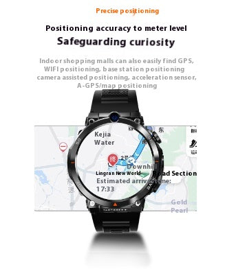 Multi Functional Sports Smartwatch with Dual Cameras for Positioning — view 5