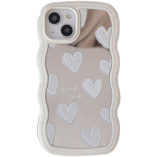 Wavy Edge Mirror Love Suitable for Phone Case Silicone All-pack — view 2