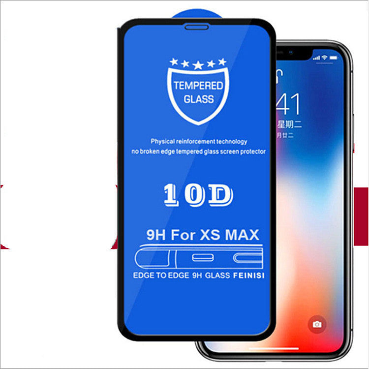 Compatible with Apple , Cold Carved Xsmax Edge XR Tempered Film — view 3