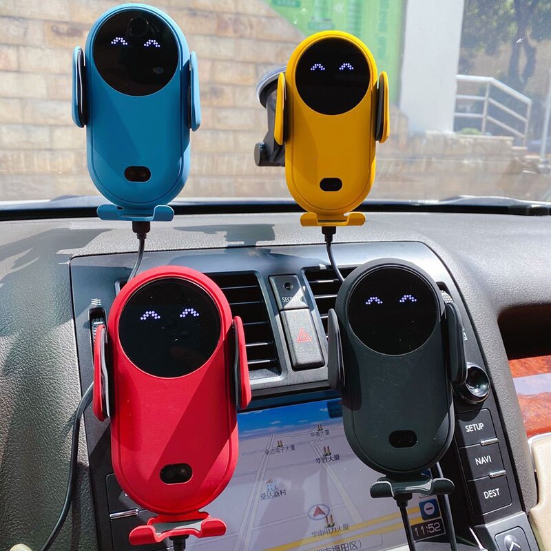 Infrared Induction Car Wireless Charger Car Phone Holder — view 6