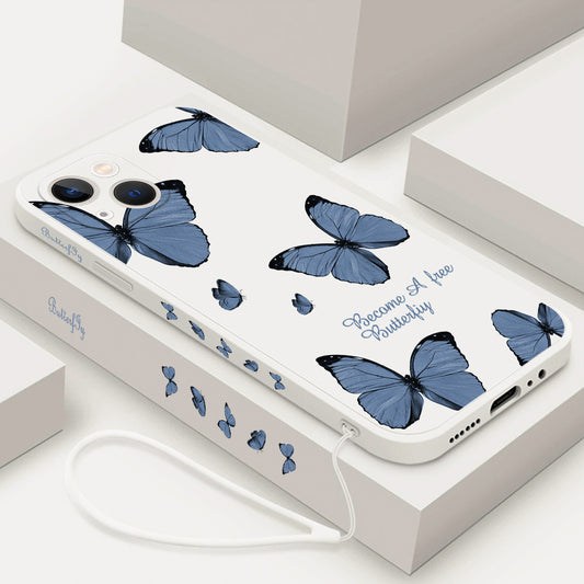 Butterfly Phone Case for iPhone 14 Pro Max 11 12 13 Pro Max