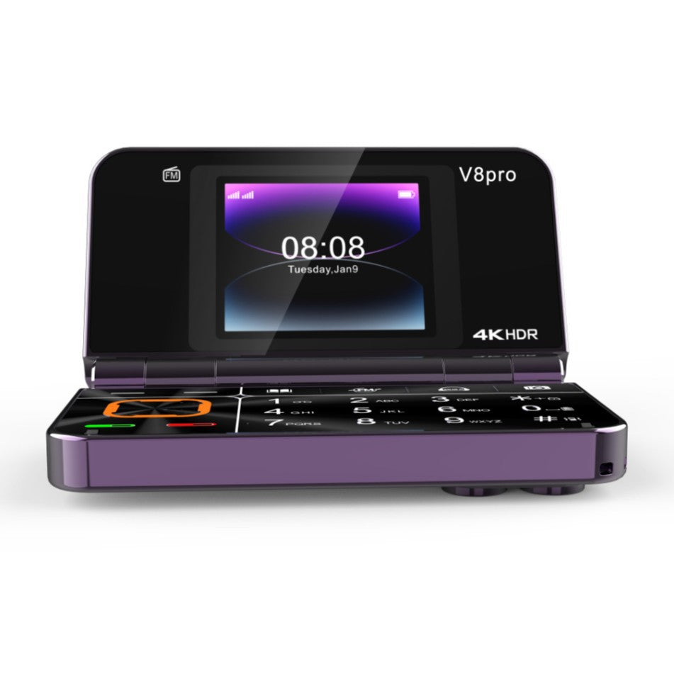 V8pro Dual Screen Folding Flip Function Mobile Phone — view 5