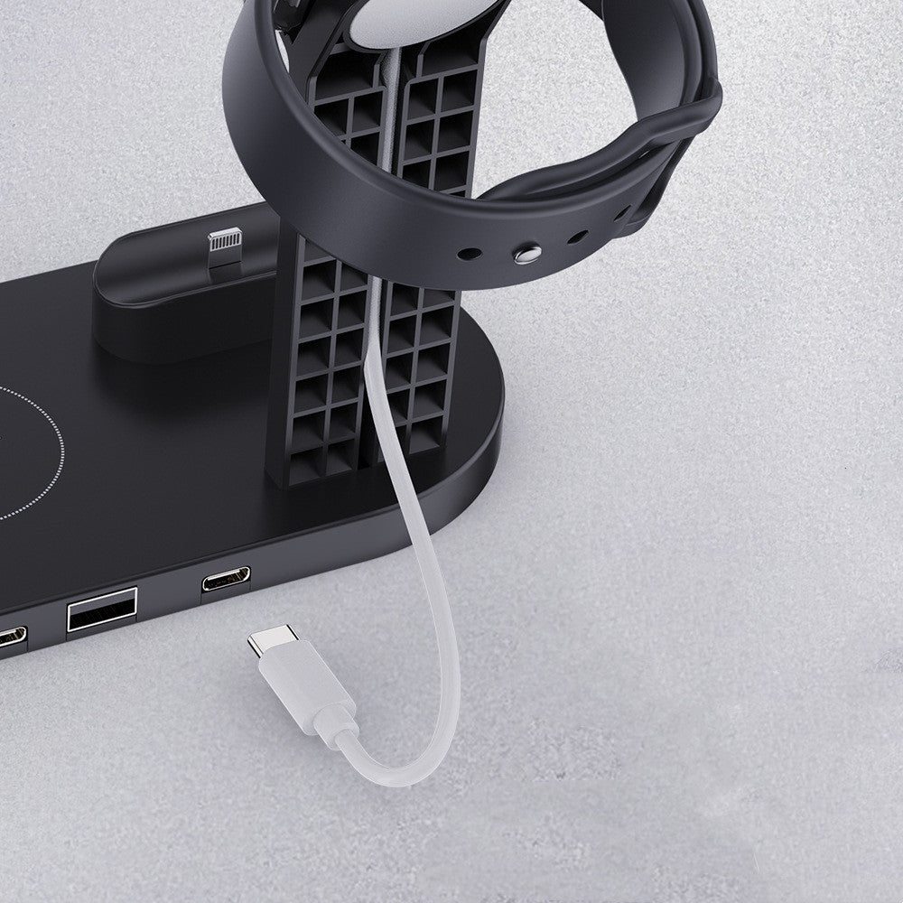 Plastic 3 in 1 Wireless Charger Stand Fast — view 4