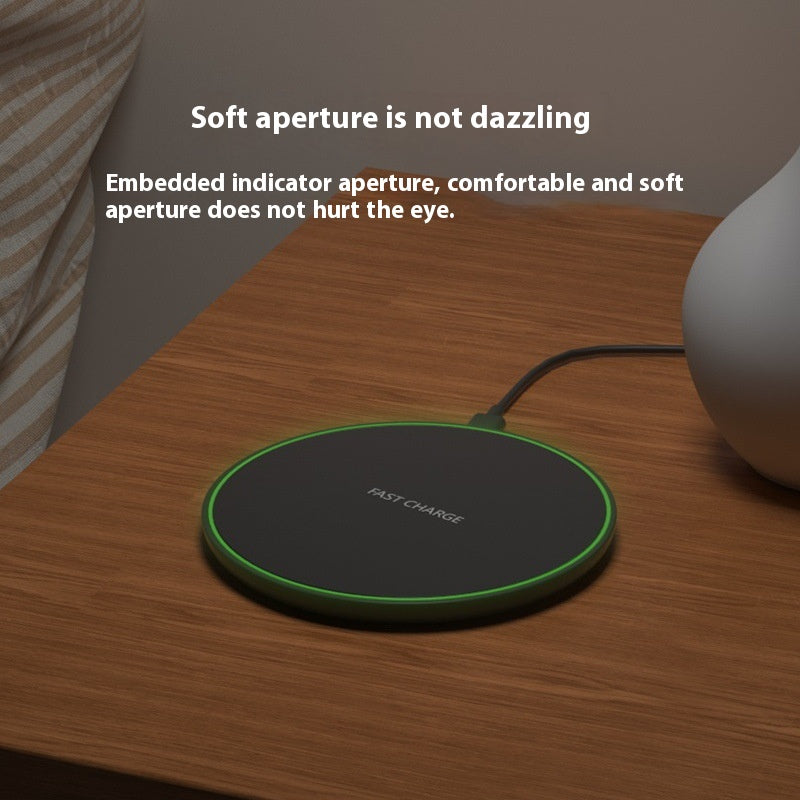 Desktop Phone Ultra-thin Round Wireless Charger — view 7
