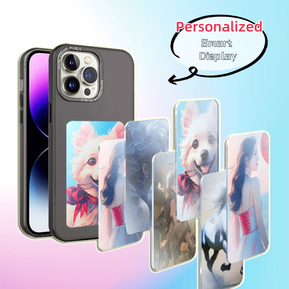 E-ink Screen Phone Case Unlimited Projection Personalized Cover Battery Free — view 2