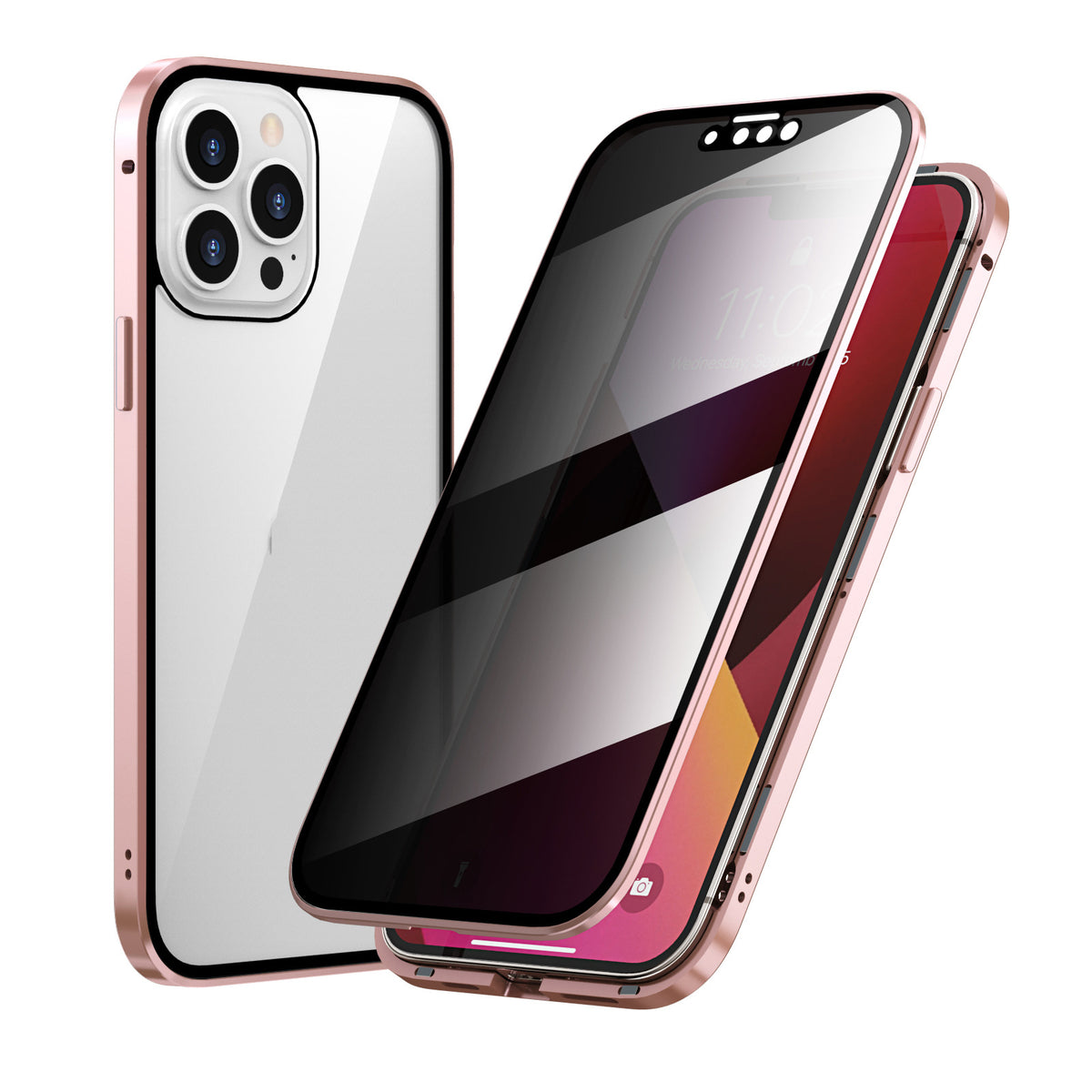 Privacy-proof Magneto Phone Case Double Sided Metal Frame — view 8