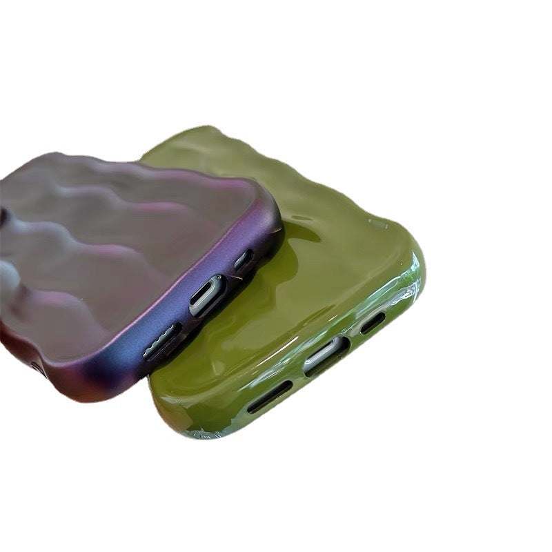Solid-color Water Ripple-sensitive Mobile Phone Case — view 3