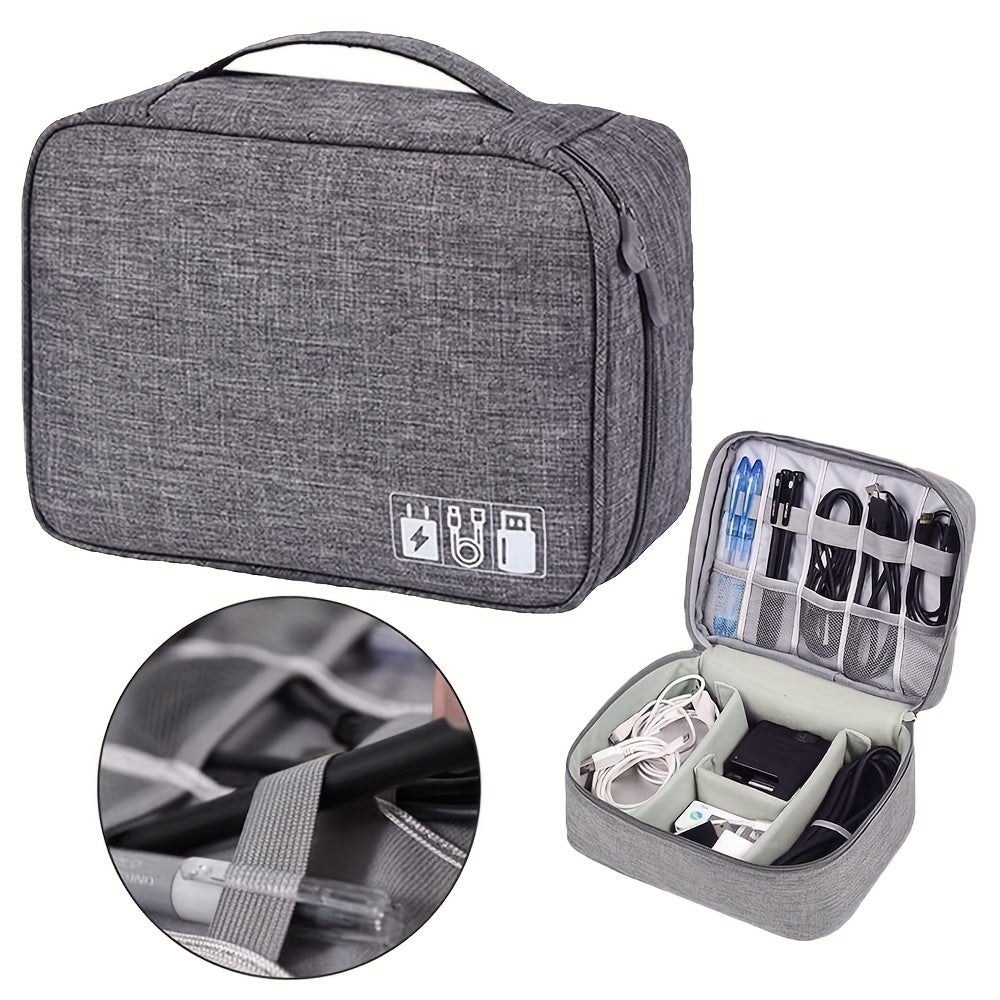 Electronics Organizer Travel Cable Bag Waterproof Portable Digital Storage Bag