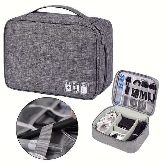Electronics Organizer Travel Cable Bag Waterproof Portable Digital Storage Bag