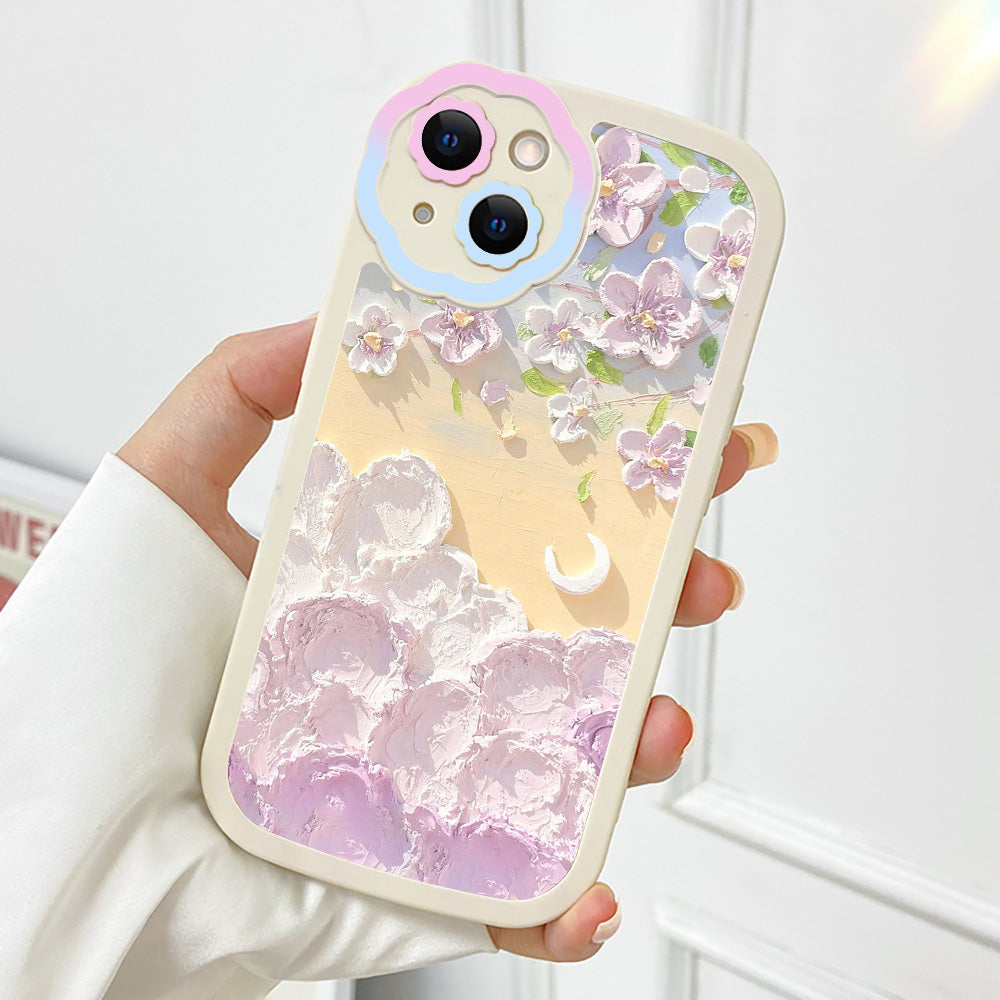 Oil Painting Flower Mobile Phone Protective Case — view 5