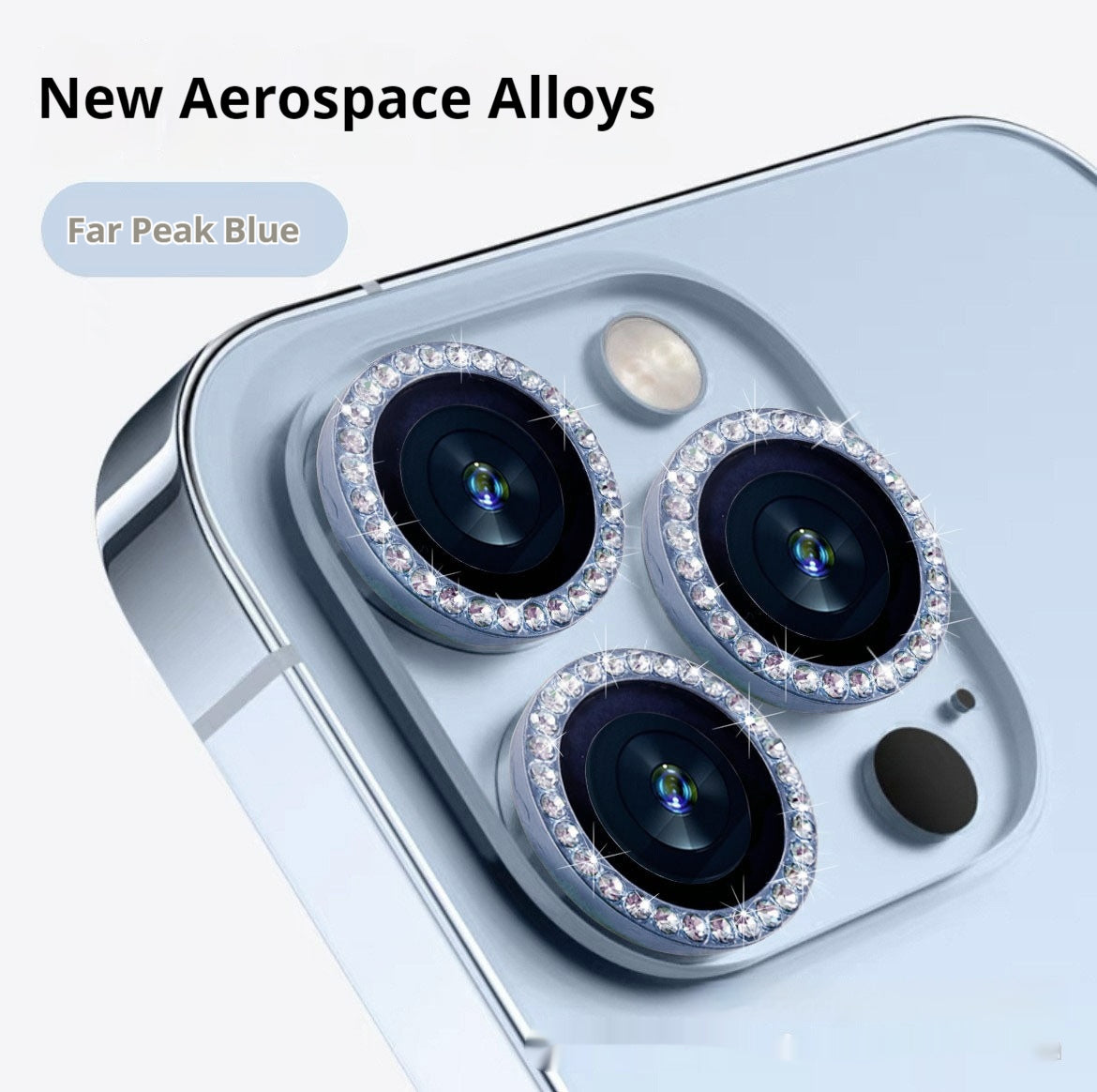 Rhinestone Lens Protector for Mobile Phones — view 7