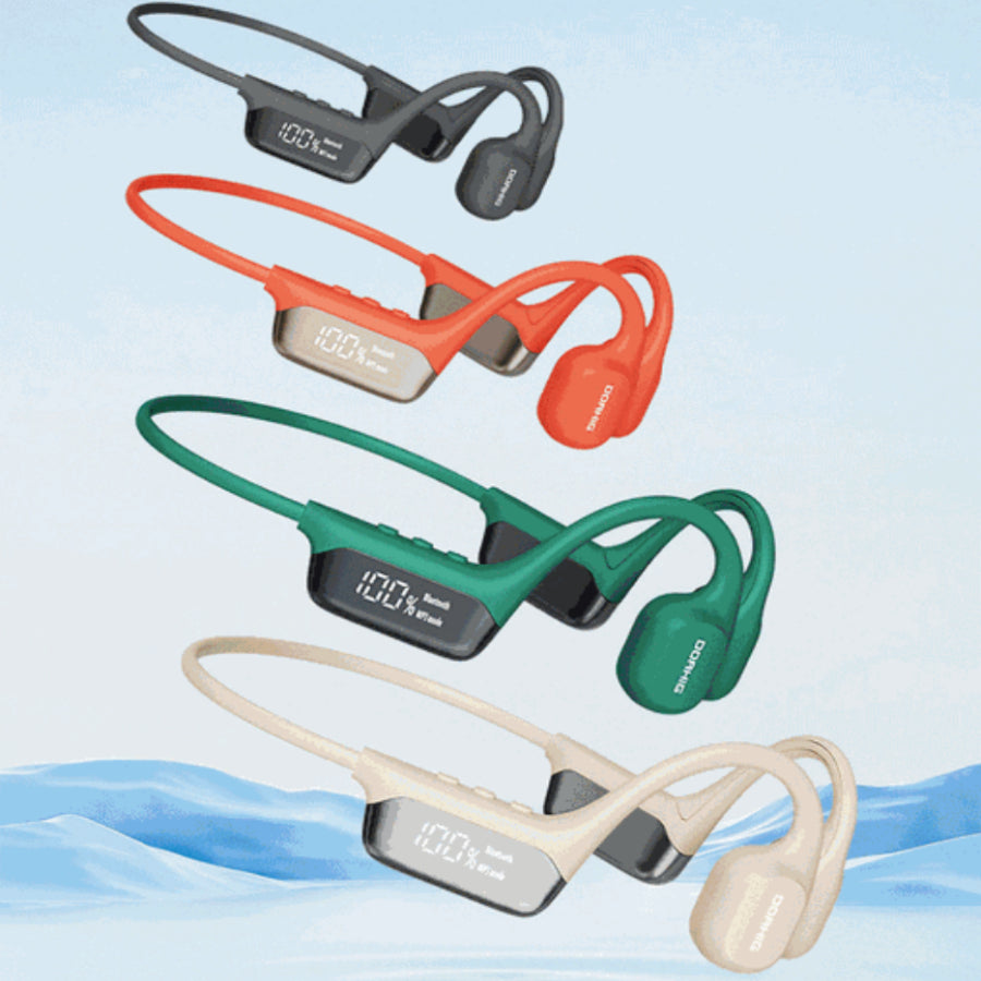 Display Screen Bluetooth Headset for Bone Conduction 53 Waterproof Sports