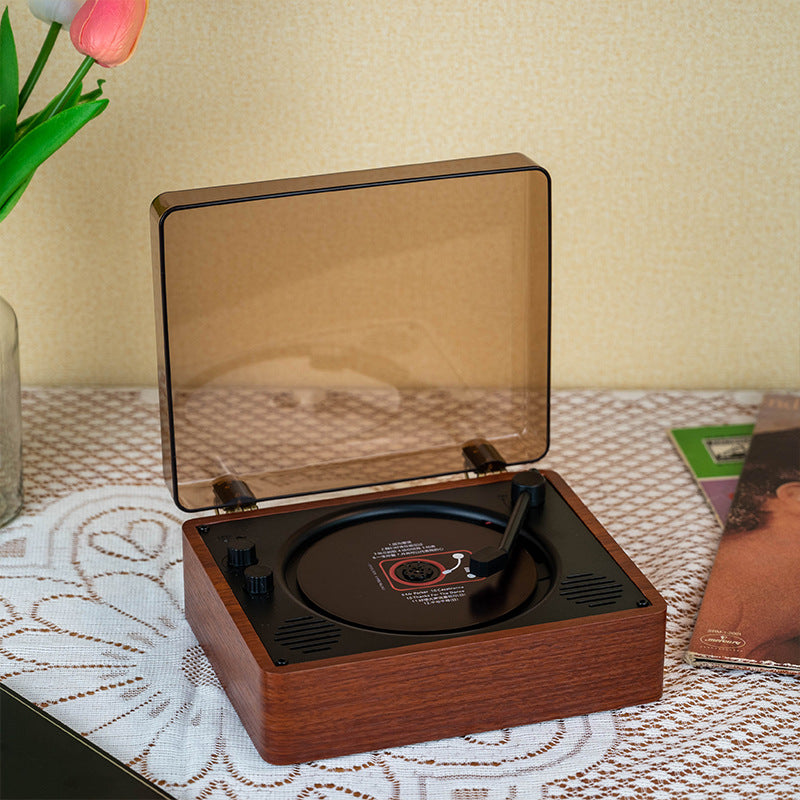 Wooden Vintage Portable Tray CD Player
