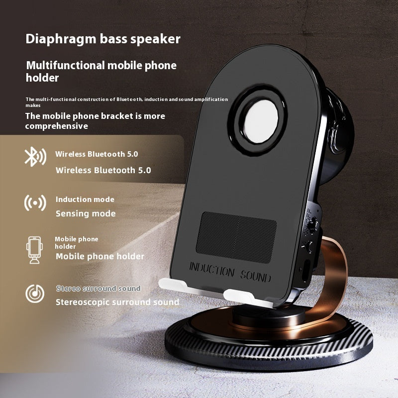 Multi-function Audio Integrated Desktop Folding Portable Induction Bluetooth — view 3