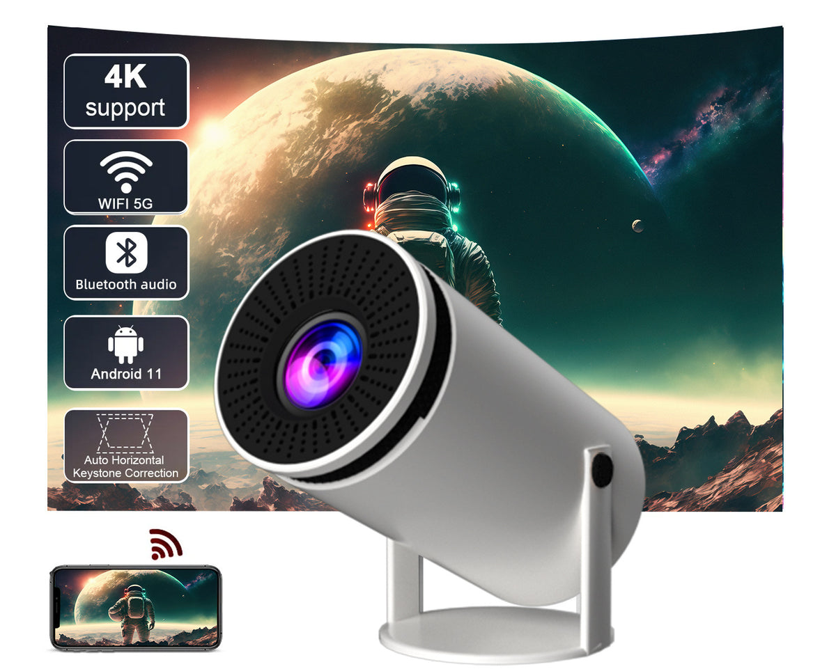 Barrel Machine Hy300 Smart Anzhuohd Projection Screen Home Recommend Projector — view 4
