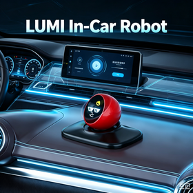 LUMI Multifunctional Smart Car Robot For Car Interior Entertainment
