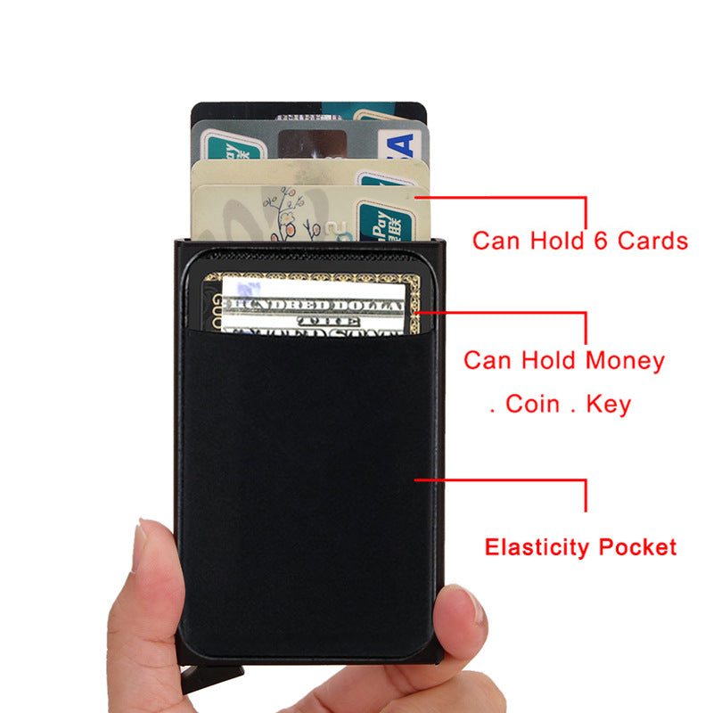 Metal Credit Card Holder Smart Wallet — view 2