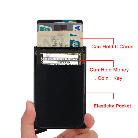 Metal Credit Card Holder Smart Wallet — view 2