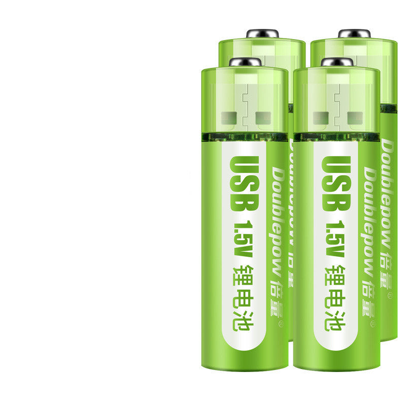 USB Rechargeable Battery No. 5, No. 7 Lithium Large Capacity 1.5v Constant — view 6