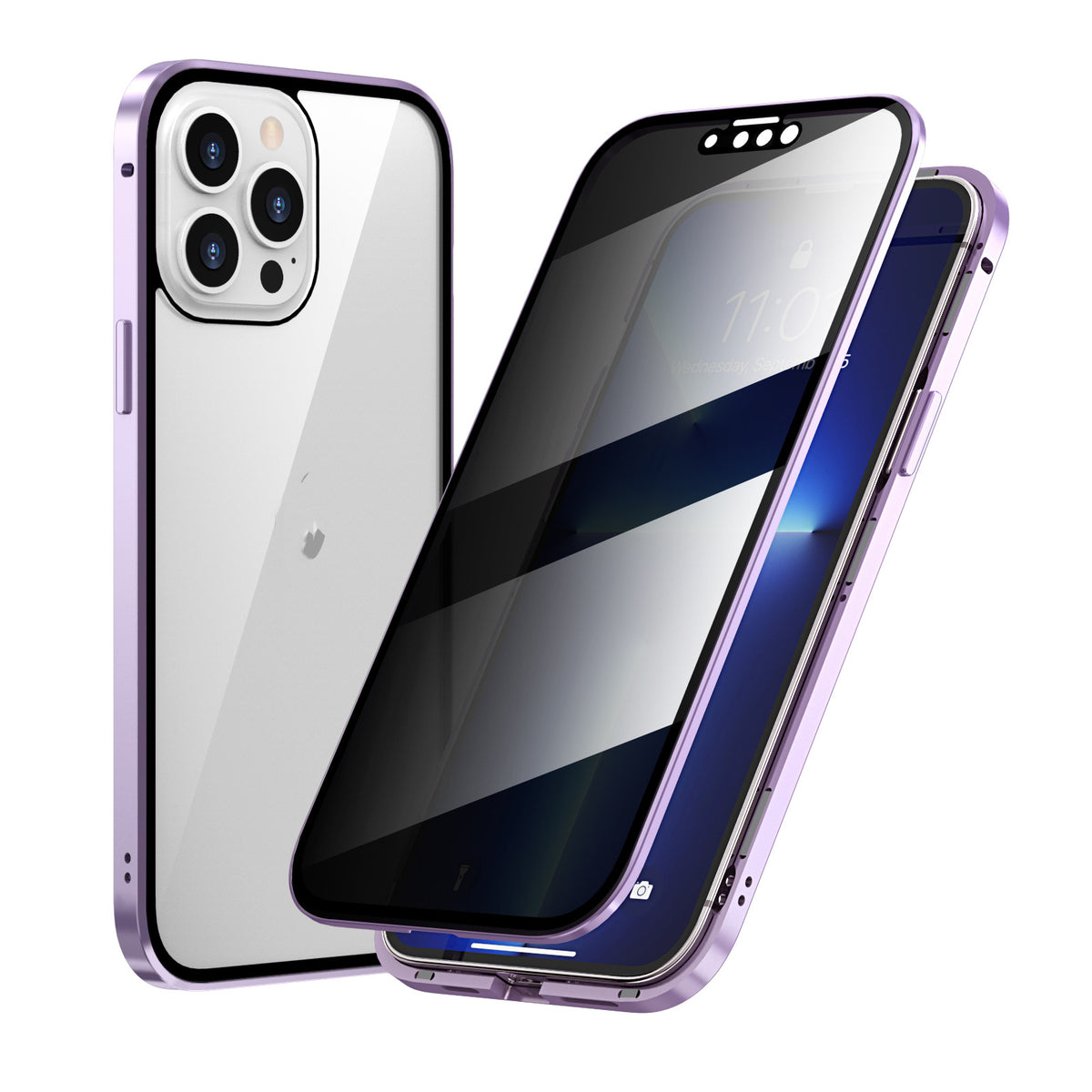 Privacy-proof Magneto Phone Case Double Sided Metal Frame — view 5