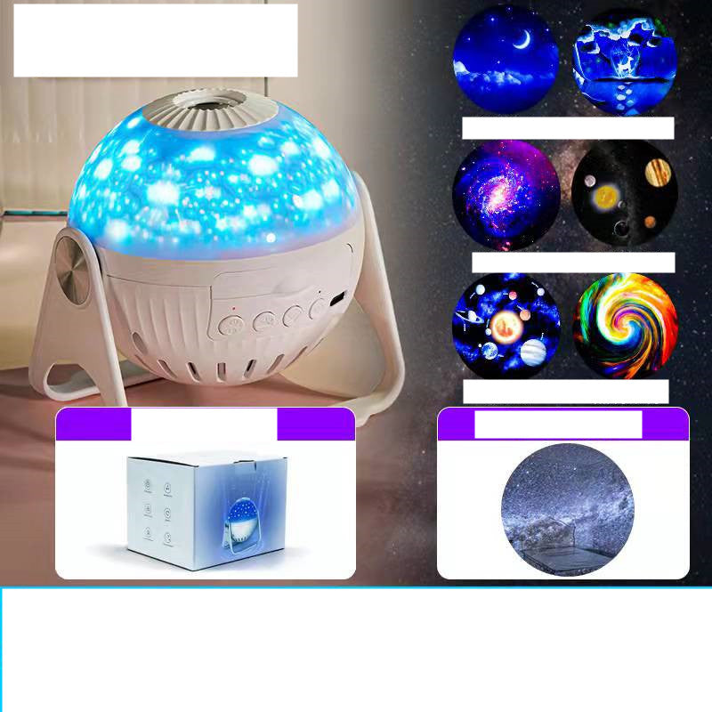 Galaxy Projector Starry Sky Projection Bedroom Bedside Decoration Night Light — view 8