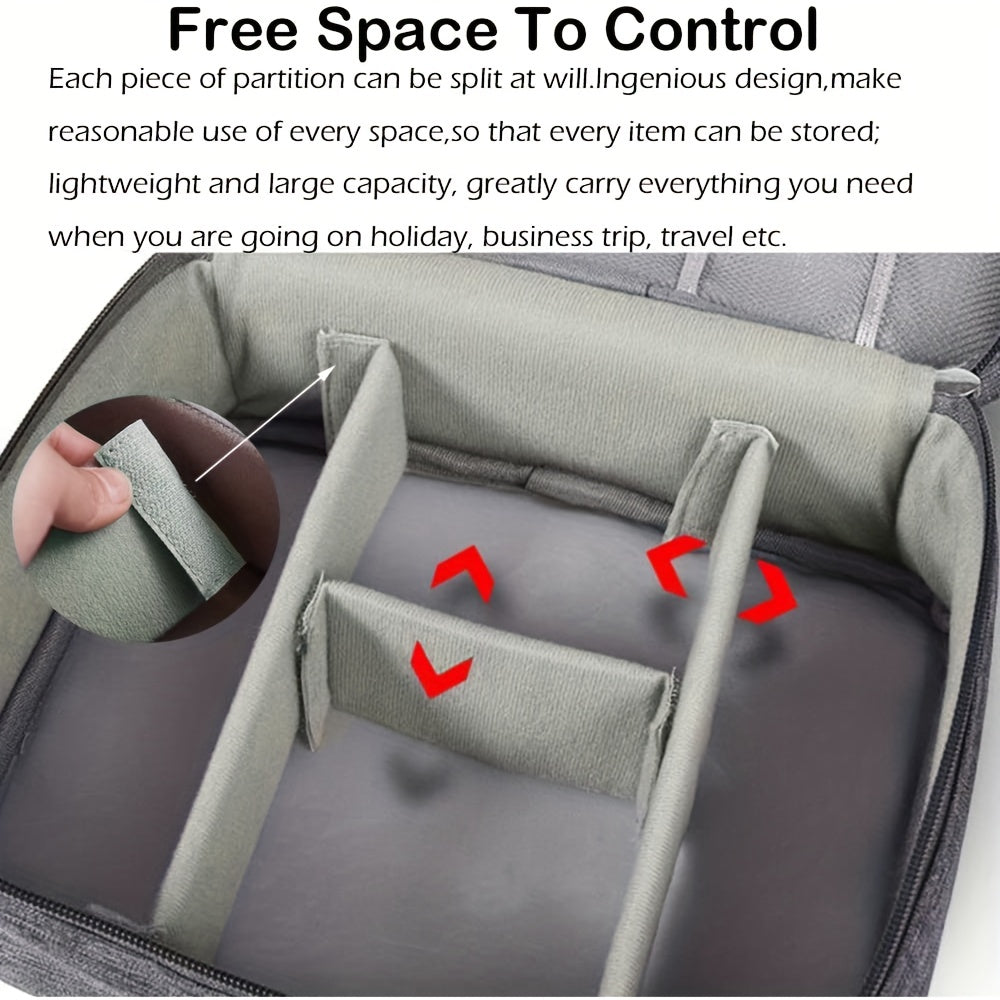 Electronics Organizer Travel Cable Bag Waterproof Portable Digital Storage Bag — view 6