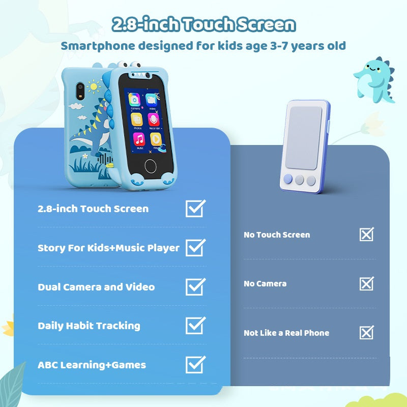 Early Childhood Education Photo Video Game Mini Bear Handheld Touch Mobile — view 6