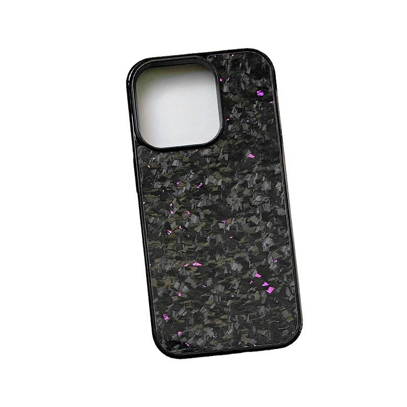 Gold Foil Carbon Fiber Forged Grain Phone Case — view 5