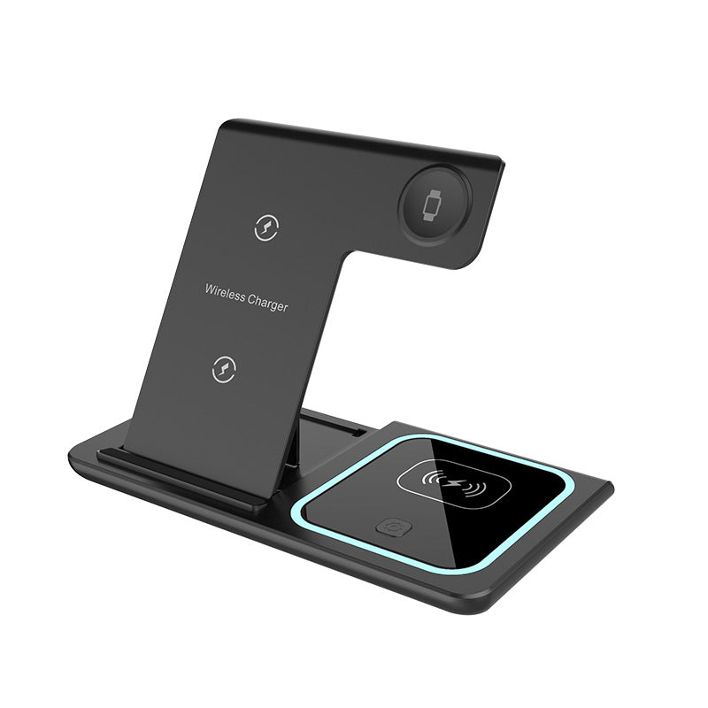 Three-in-one Wireless Charger Electrical Foldable Double Wire Ambience Light — view 7