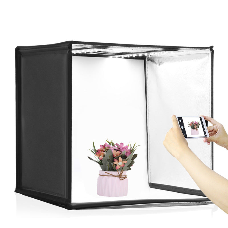 40CM Folding Studio LED Highlighting Dimming Photo Soft Light Box — view 4