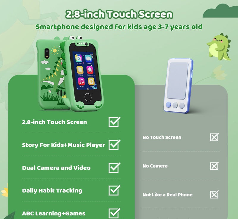 Early Childhood Education Photo Video Game Mini Bear Handheld Touch Mobile — view 5