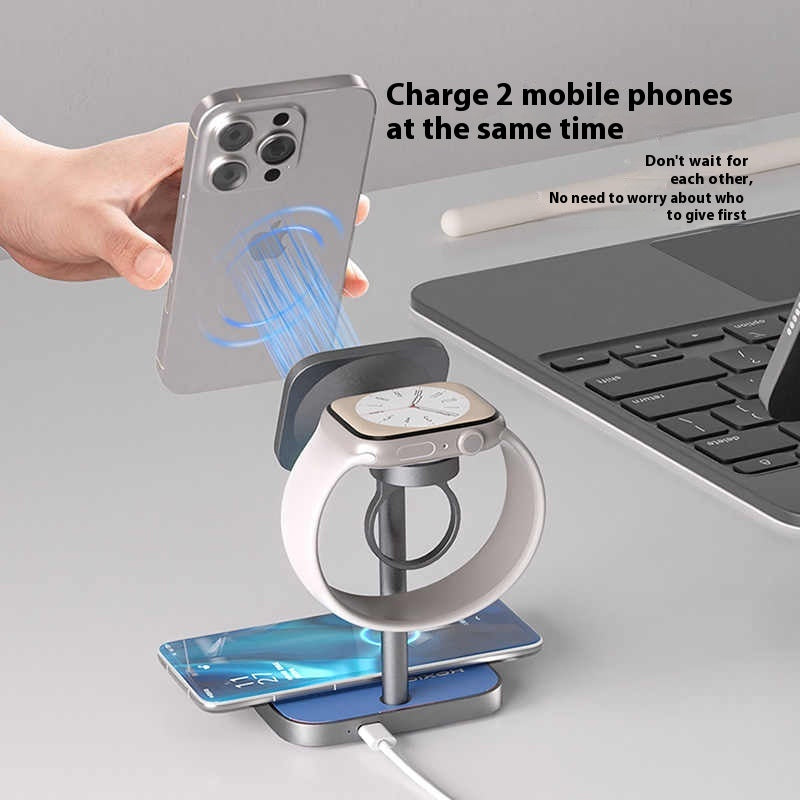 Three-in-one Basketball Magnetic Wireless Charger — view 3