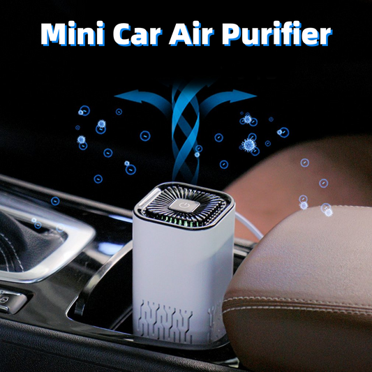 Car Air Purifier Portable Negative Ion Generator Remove Formaldehyde Dust Smoke