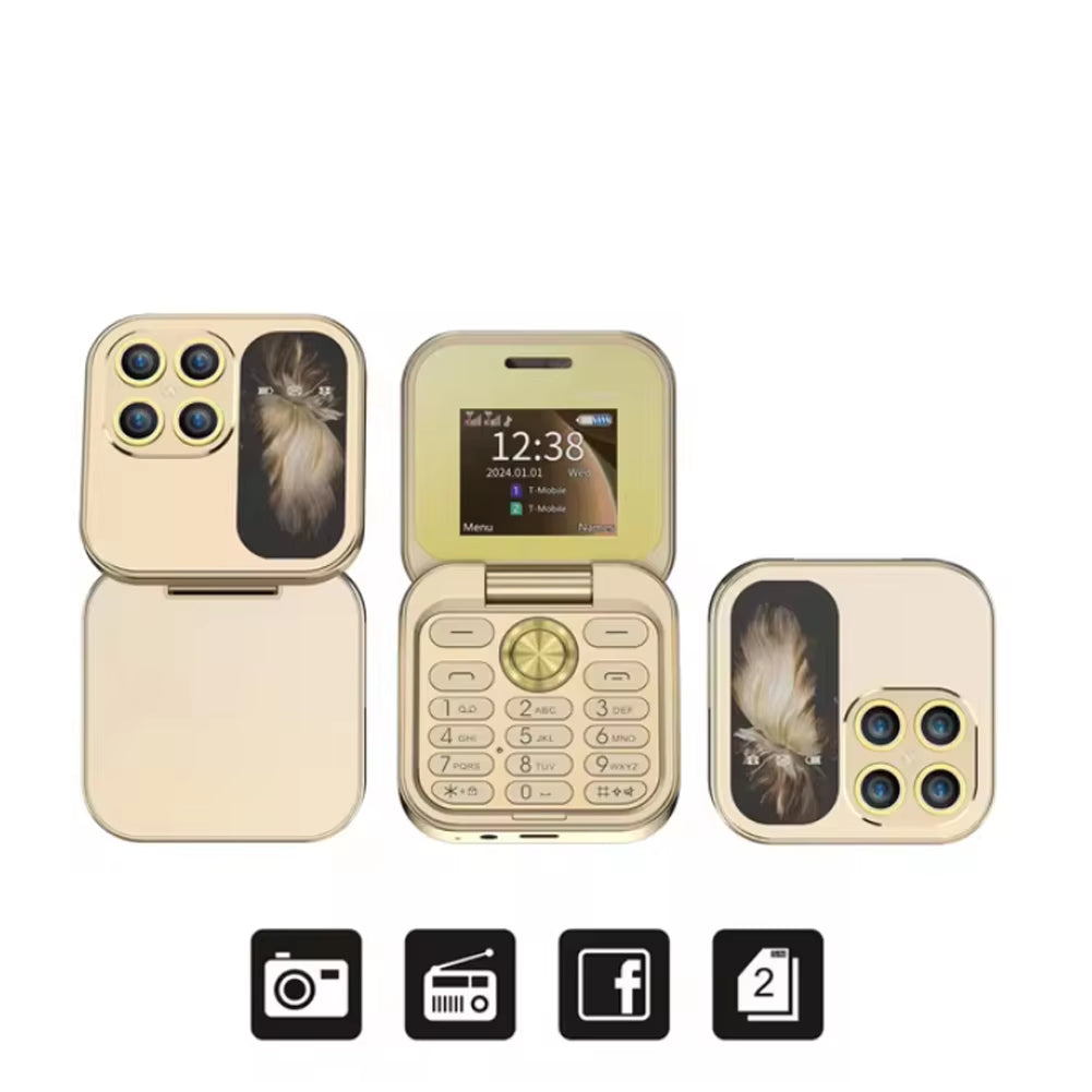 Folding Screen Dual Card Standby 2G Mobile Phone — view 3