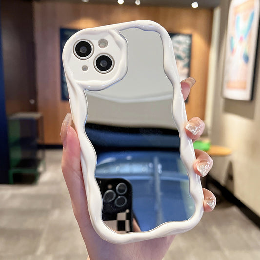 Cream Pattern Mirror Phone Case Drop-resistant Transparent — view 2