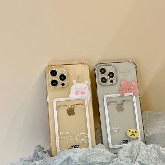 Creative Cute Animal Plastic Phone Case