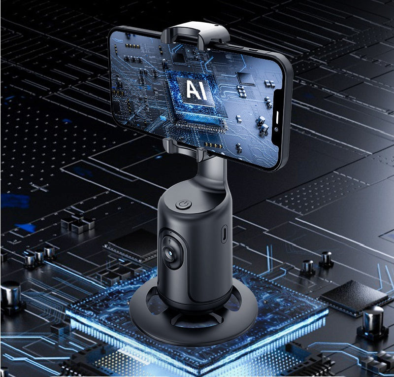 360 Auto Face Tracking Gimbal AI Smart Phone Holder for Smartphone Video Vlog — view 6