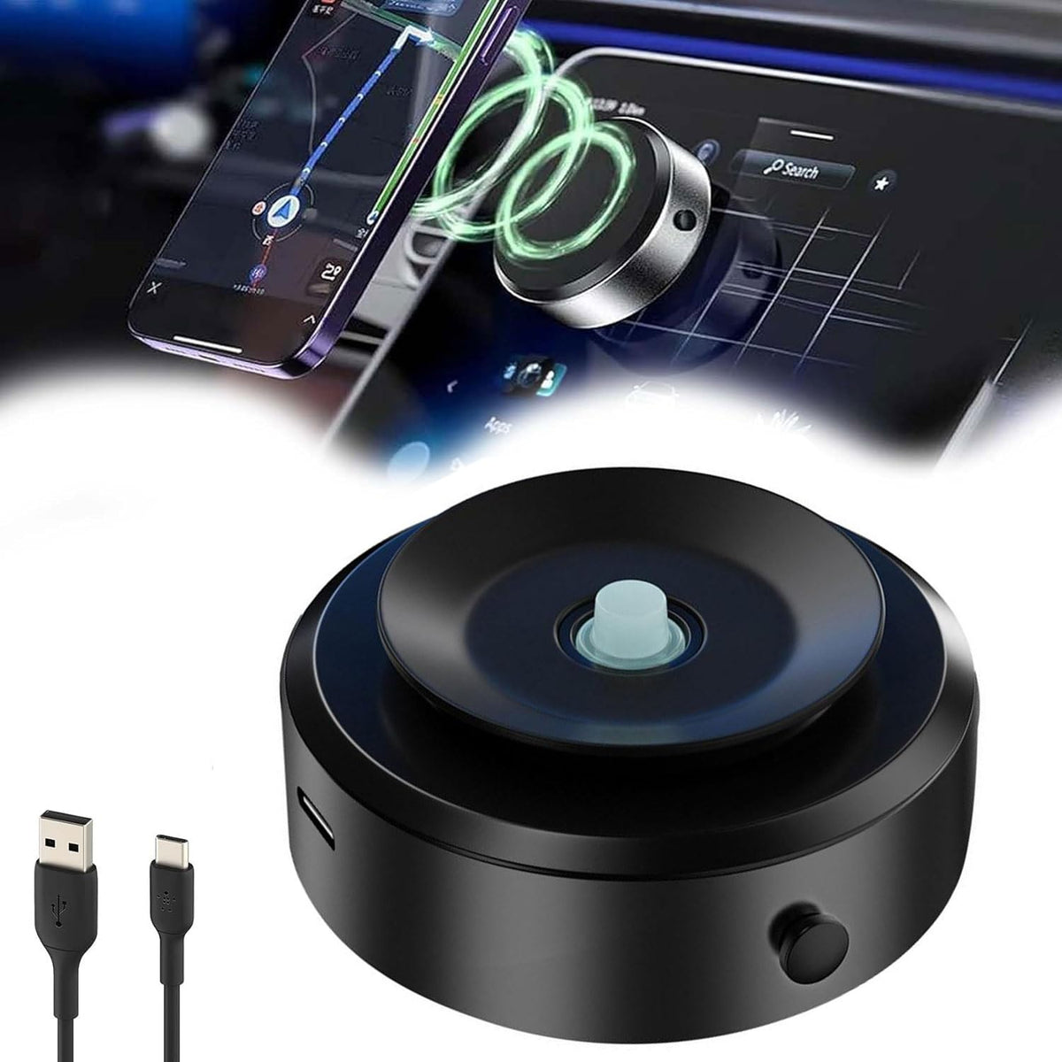 Intelligent Mobile Phone Holder Double-Sided Car Mount Magnetic Universal