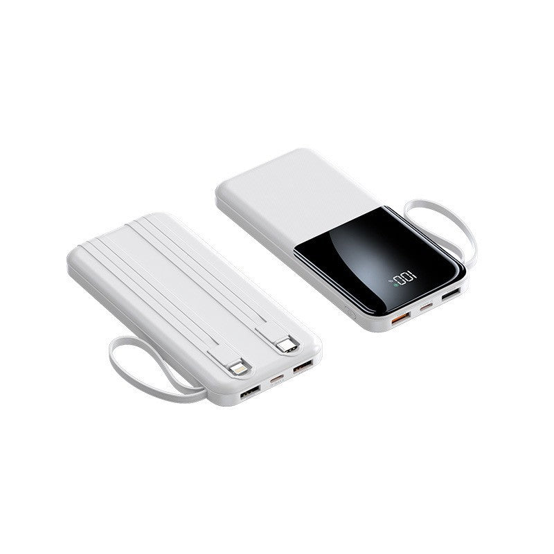 Fast Charge with Cable 20000mAh Large Capacity Ultra-thin Portable Mobile Power — view 5