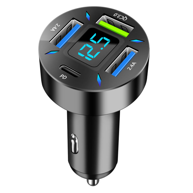 Quick Universal Transfer Plug Multi-function Car Charger USB4 Port — view 7